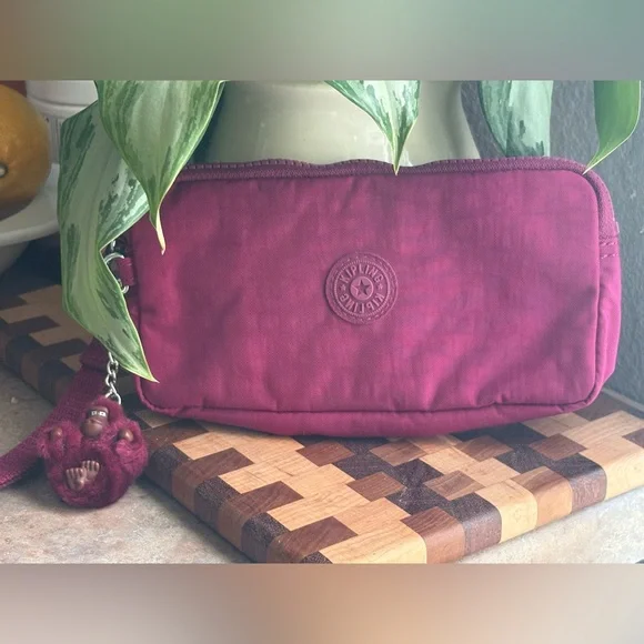 Kipling Wallet Wristlet with Monkey Charm - Picture 2 of 7
